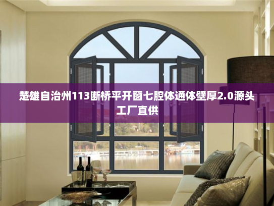 楚雄自治州113断桥平开窗七腔体通体壁厚2.0源头工厂直供